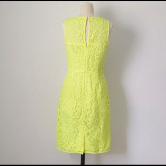 J. Crew lace yellow dress - Picture 2 of 2